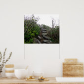 雲への階段、アパラチアの歩道 ポスター (キッチン)