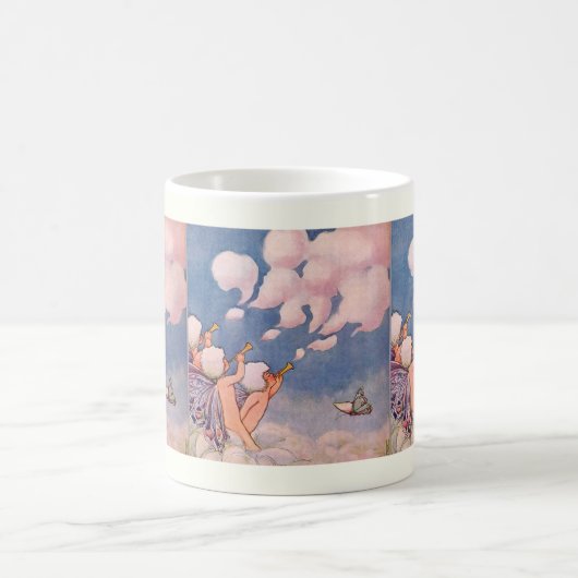 雲を作る妖精たち コーヒーマグカップ (中央)