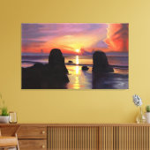 雲を切り裂くこと キャンバスプリント (インサイチュ (リビング))