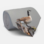 雲を持つカナダのガチョウ ネクタイ (ロール)