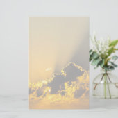 雲を照らすゴールデンサンセット 便箋 (スタンド正面)