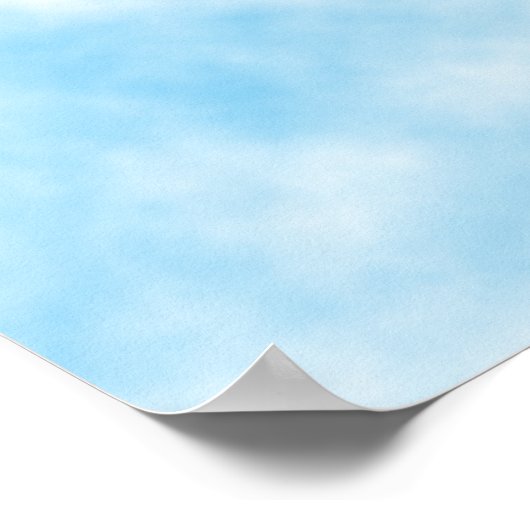 雲を見る ポスター (角)