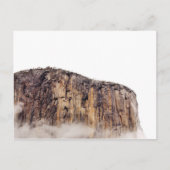 雲を超えてそびえる絶壁 ポストカード (正面)