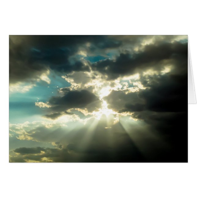 雲を通した日曜日光線 (正面横)