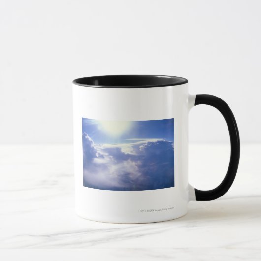 雲を通ってよじ登る日曜日 マグカップ (右)