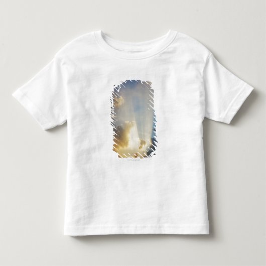 雲を通って照る光線 トドラーTシャツ (正面)