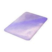 雲を離れて – 紫/薄紫バスマット バスマット (アングル)