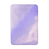 雲を離れて – 紫/薄紫バスマット バスマット (正面縦)