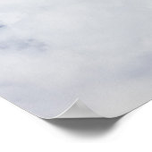 雲を高い角度から見た。 ポスター (角)