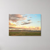 雲アットナミビアゴールデンアワー キャンバスプリント (正面)