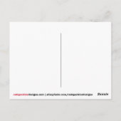 雲アットナミビアゴールデンアワー ポストカード (裏面)