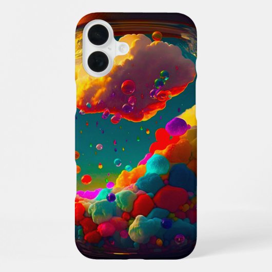 雲アート iPhoneケース (裏面)