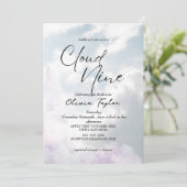 雲エレガントに9ブライダルシャワー 招待状 (スタンド正面)