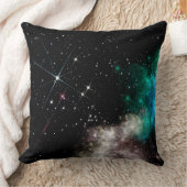 雲カラフル星宇宙 クッション (ブランケット)