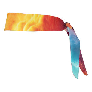 雲カラフル タイヘッドバンド