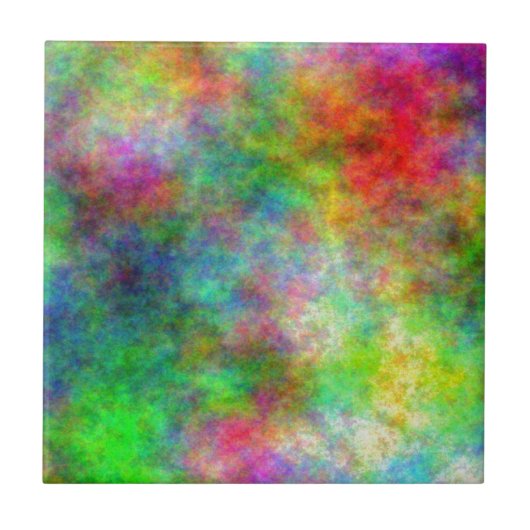 雲カラフル タイル (正面)