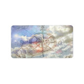 雲コンパス ラベル (正面)