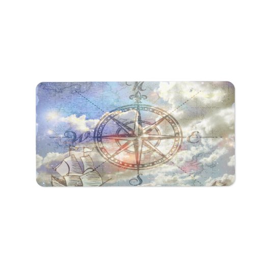 雲コンパス ラベル (正面)