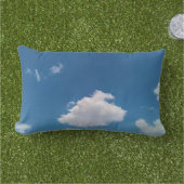 雲シンプル雲 アウトドアクッション (芝生)