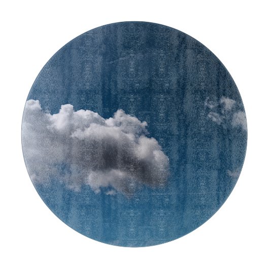 雲シンプル雲 カッティングボード (正面)