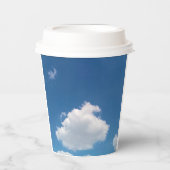 雲シンプル雲 紙コップ (正面)
