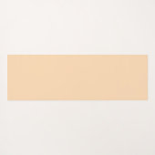 雲スタイリッシュ模様のかわいいピンクの羊 ヨガマット (裏面(横))