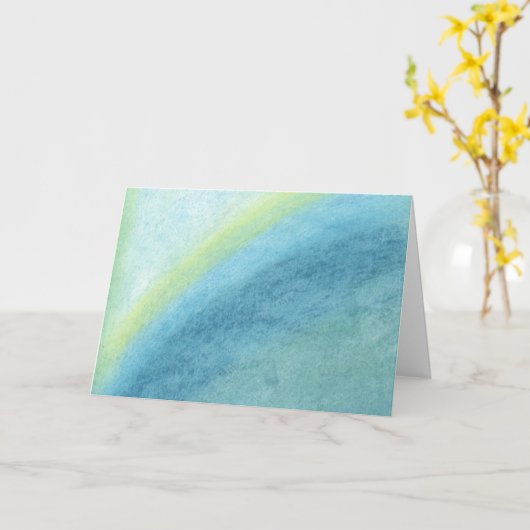 雲バースト カード (黄色い花)