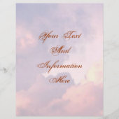 雲フライヤー チラシ (正面)