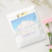 雲ベビーの青い水の色を振感謝していり掛ける フェイバーバッグ (封をした状態)