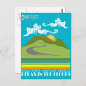 雲リラックスに ポストカード (正面/裏面)