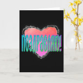 雲ロシアののハート カード (黄色い花)