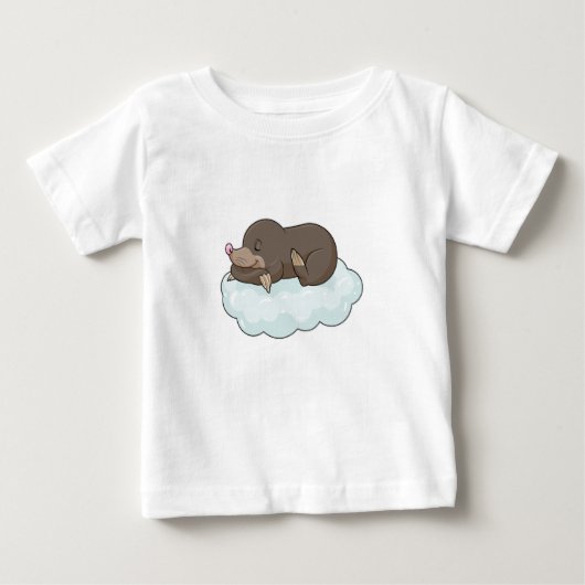 雲上のモル ベビーTシャツ (正面)