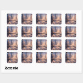 雲上の浮遊メトロポリス スクエアシール (シート)