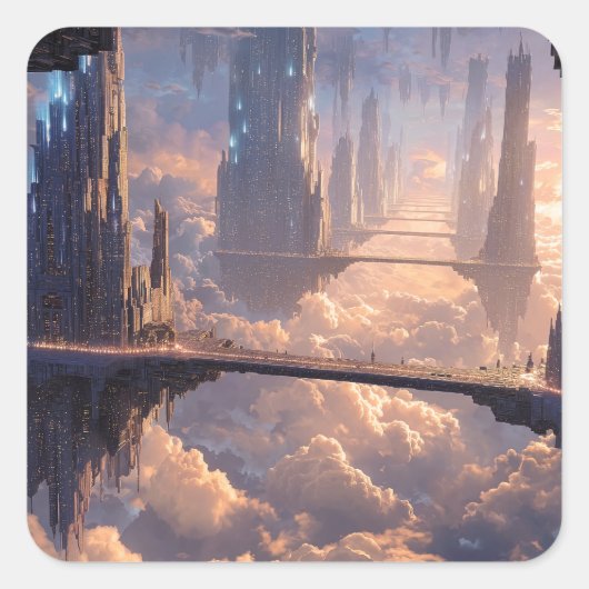 雲上の浮遊メトロポリス スクエアシール (正面)