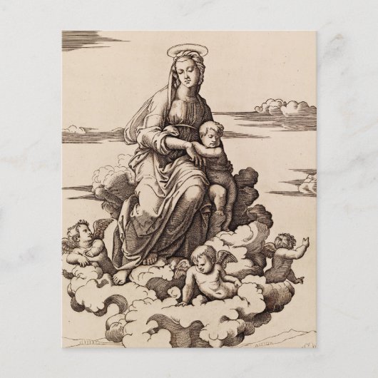 雲上の聖母子 チラシ (正面)