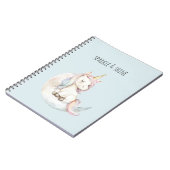 雲上の青いユニコーン ノートブック (左側)