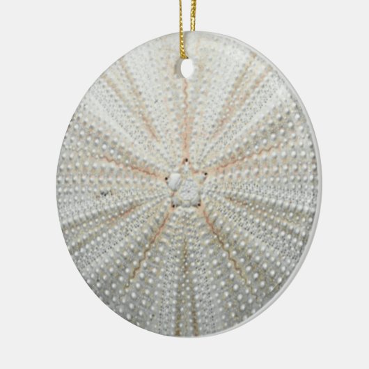 雲丹のクリスマスのオーナメント セラミックオーナメント (左)