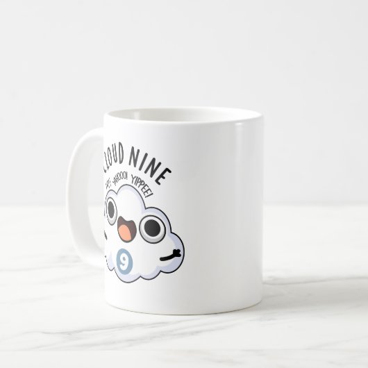 雲九おもしろい天気予報 コーヒーマグカップ (正面左)