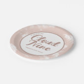 雲九の空 – カスタムベビーシャワー使い捨て ペーパープレート (アングル)