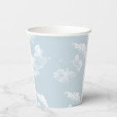 雲九の空 – カスタムベビーシャワー使い捨て 紙コップ (裏面)