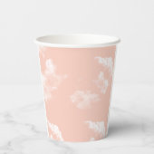 雲九の空 – カスタムベビーシャワー使い捨て 紙コップ (裏面)