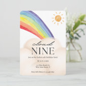 雲九水色虹&雲九生 招待状 (スタンド正面)