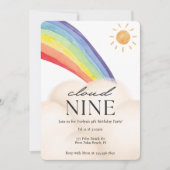 雲九水色虹&雲九生 招待状 (正面)