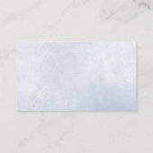 雲九男の子の赤ちゃんシャワーおむつラッフル エンクロージャーカード (裏面)