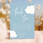 雲九男女兼用赤ちゃんシャワー サンキューカード