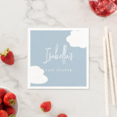 雲九男女兼用赤ちゃんシャワー スタンダードカクテルナプキン (インサイチュ)