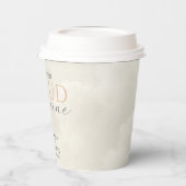 雲九白雲赤ちゃんシャワー 紙コップ (左)