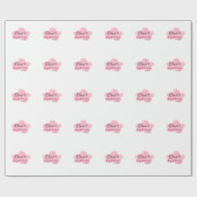 雲九 赤パステル ブライダルシャワー ネームデート