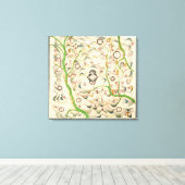 雲南省プロヴァンスの地図Xin Xi Yingの要塞 キャンバスプリント (インサイチュ (ウッドフロア))