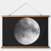 雲吹の過去ザ・ムーン | Moon写真 吊り下げ型タペストリー (正面)
